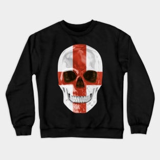 England Flag Skull - Gift for English With Roots From England Crewneck Sweatshirt